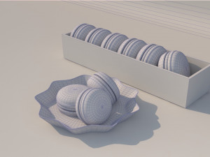 macaron Modelo 3D
