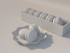 macaron Modelo 3D