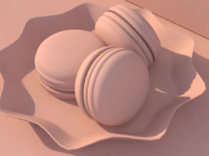 macaron 3D Model