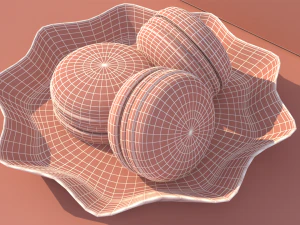 macaron 3D Model