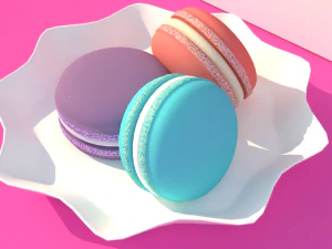 macaron 3D Model