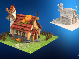 house cartoon 3D Model