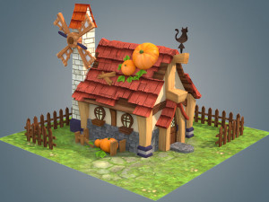 house cartoon 3D-Modell
