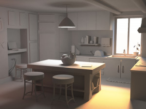 kitchen-cartoon 3D Model