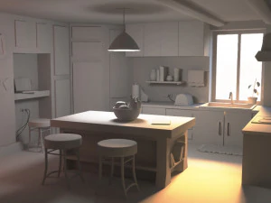 kitchen-cartoon 3D Model
