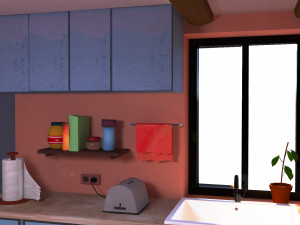 kitchen-cartoon 3D Model