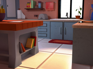 kitchen-cartoon 3D Model