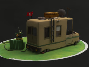 camping car Modelo 3D