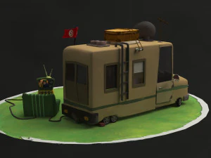 camping car 3D Model