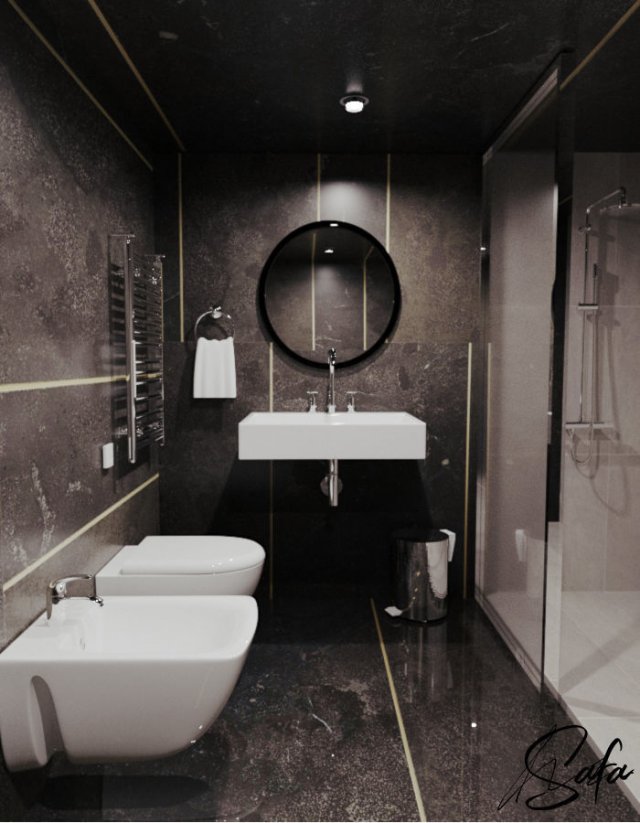 bathroom 3d Modèle 3D .c4d .max .obj .3ds .fbx .stl .blend 