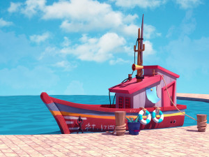 boat 3D Model
