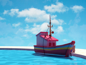 boat Modelo 3D