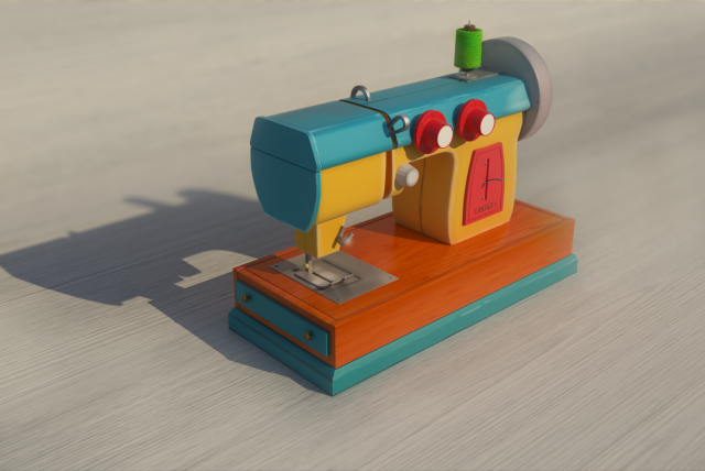 Sewing machine 3Dモデル .c4d .max .obj .3ds .fbx .stl .blend 