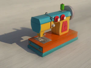 M&aacute;quina de costura Modelo 3D