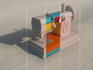 Sewing machine 3Dモデル