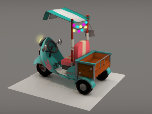 Tricycle Model 3D