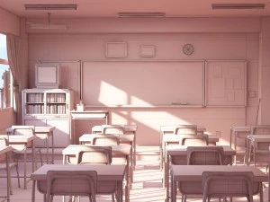 Classroom 3D Model