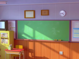 Classroom 3D Model