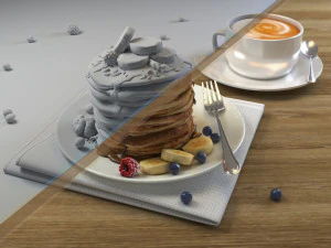 Pancake 3D Model