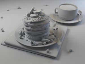 Pancake 3D Model