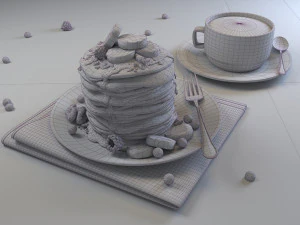 Pancake 3D Model