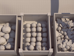 Fruit and Vegetable shop Modèle 3D