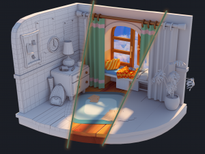 Teenagers room Modelo 3D