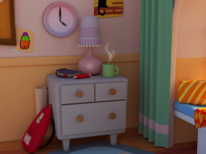 Teenagers room Modelo 3D