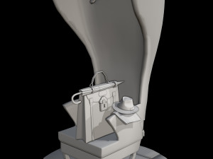 3D stylized Armchair 3Dモデル