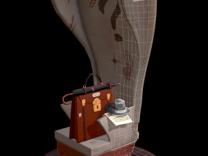 3D stylized Armchair 3Dモデル