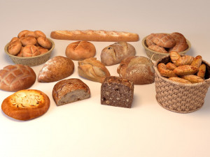 3D Bread Modelo 3D