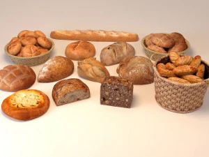 P&atilde;o 3D Modelo 3D