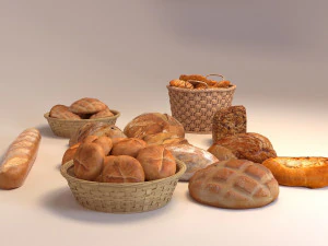3D Bread 3D Model