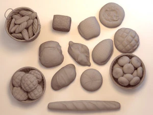 3D Bread 3D Model
