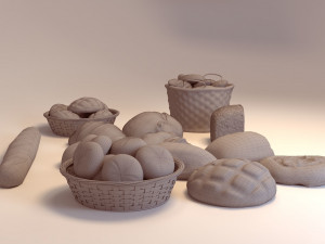3D Bread 3D 模型