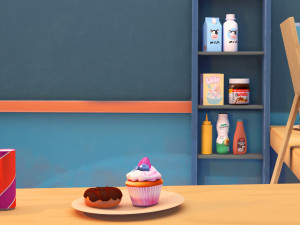 3D Beach coffee shop Modelo 3D