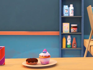 3D Beach coffee shop 3D Model