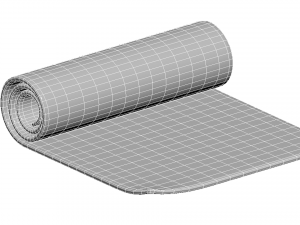 3d yoga mat 3D 모델