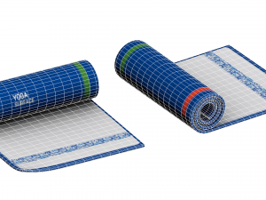 3d yoga mat 3D 모델
