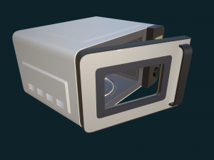 Microwave 3D-Modell