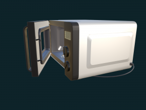Microwave 3D-Modell