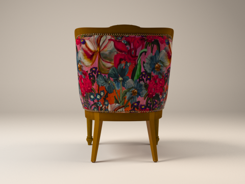 Classic Vintage Armchair Modelo 3D
