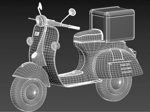3D Scooter 3D Model
