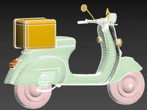 3D Scooter 3D Model