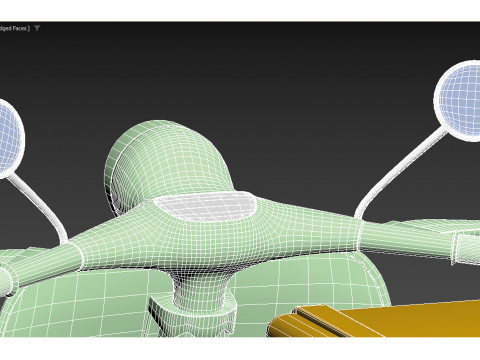 3D Scooter 3D Модель