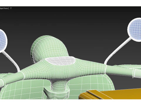3D Scooter 3D Model