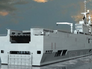 french lhd mistral 3Dモデル