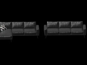 modern luxury sofa 3D Model
