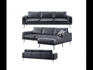 modern luxury sofa 3Dモデル