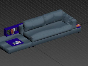 모던한 스타일의 럭셔리 소파 3D 모델